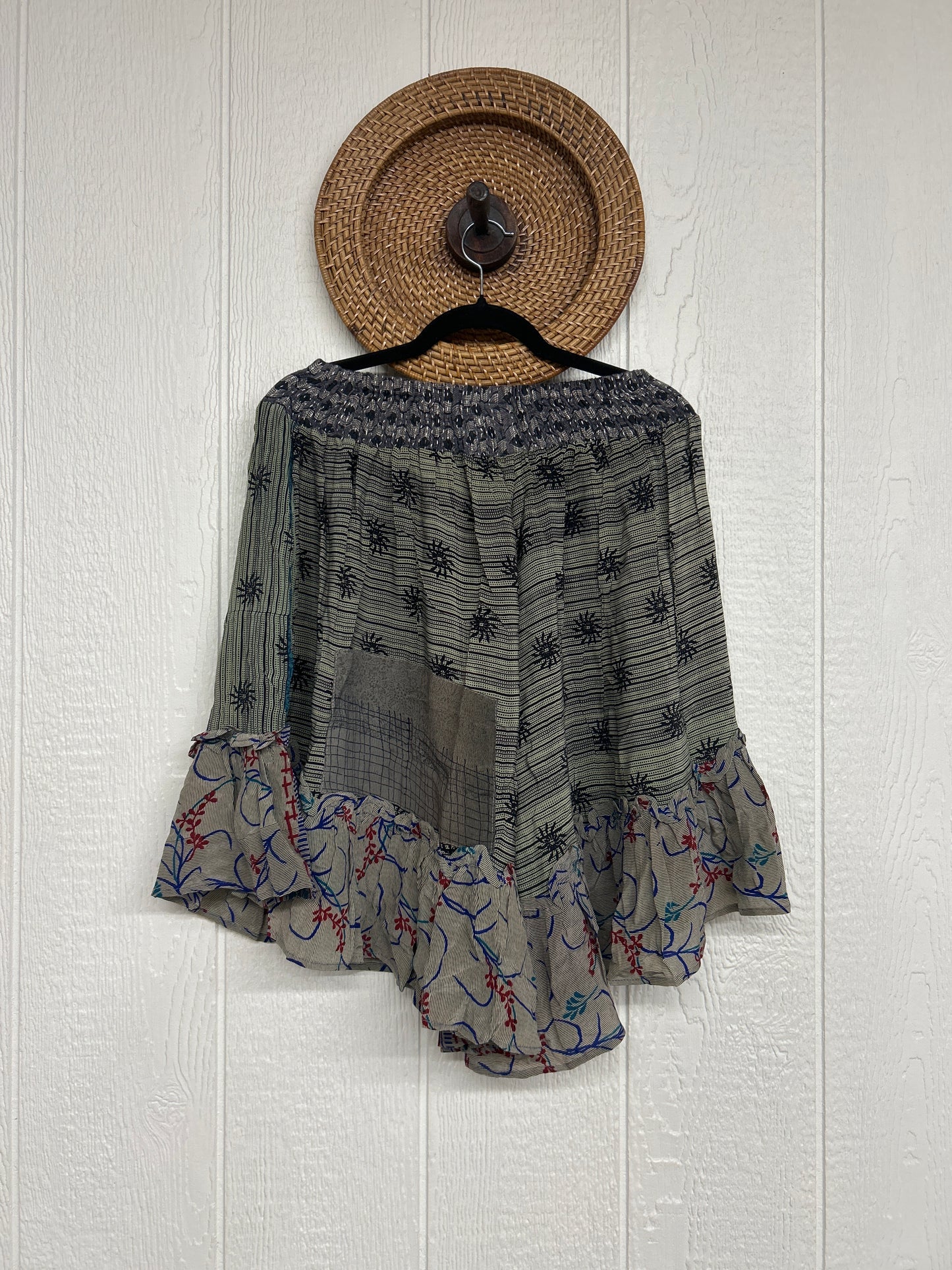 Crepe Sari Lover Cropped Culottes 0726 198