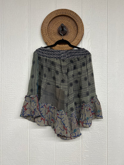 Crepe Sari Lover Cropped Culottes 0726 198