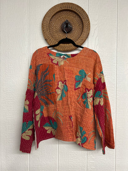 Pareo Kantha Wanderer Pocket Crop Top 0226 198