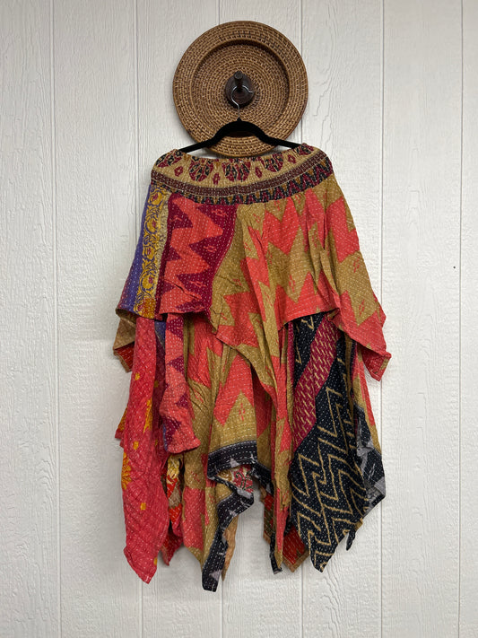 Pareo Kantha Pixie Skirt 0426 254