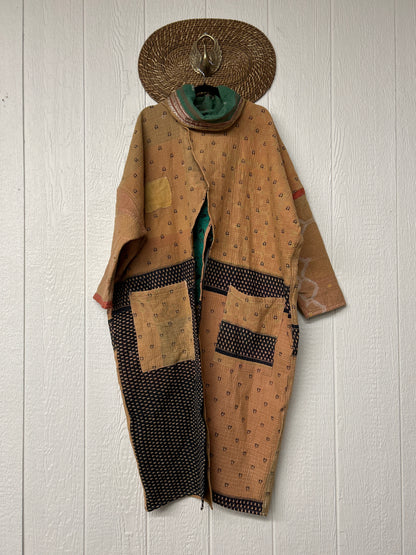 Fine Kantha Cowl Split Pullover 1225 002