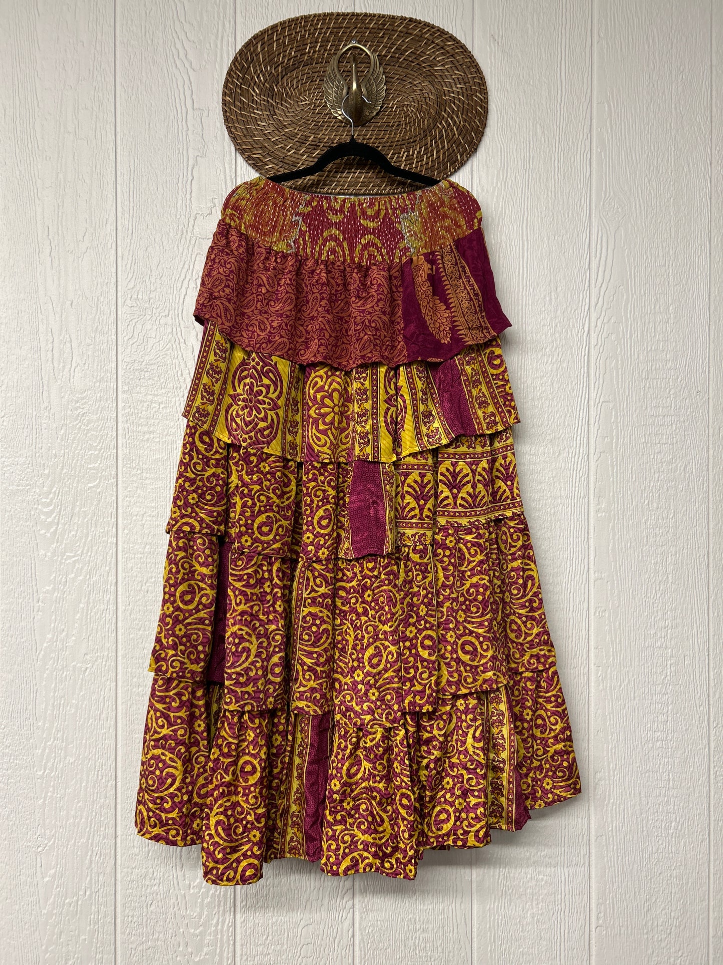 Rasgulla Sari Venus Ruffle Maxi 1125 065