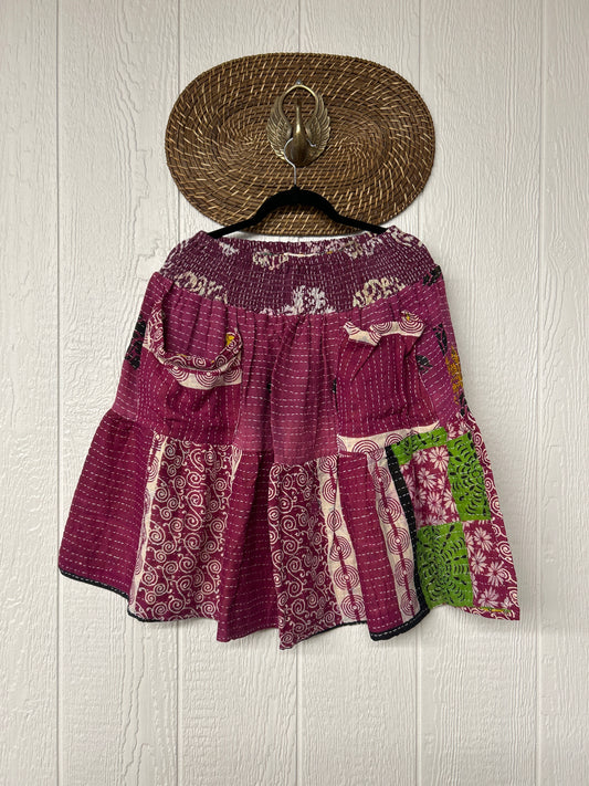 Pareo Kantha Meadow Skirt 0826 193