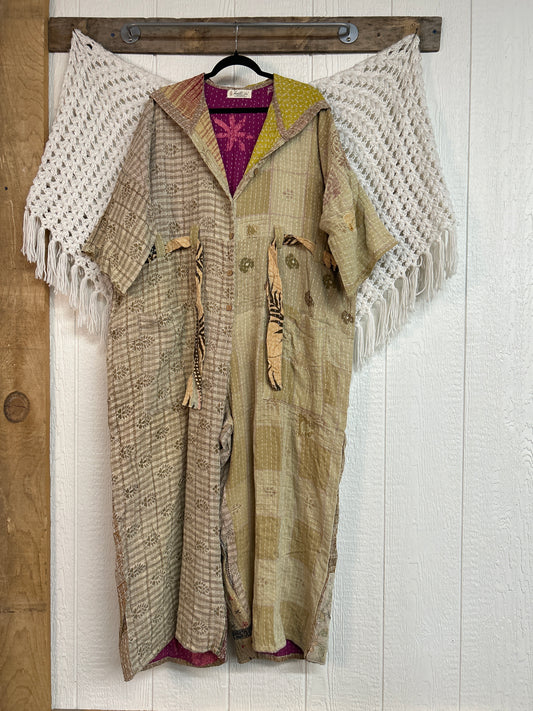 Kantha Zen Hoodie Jumpsuit 0925 231