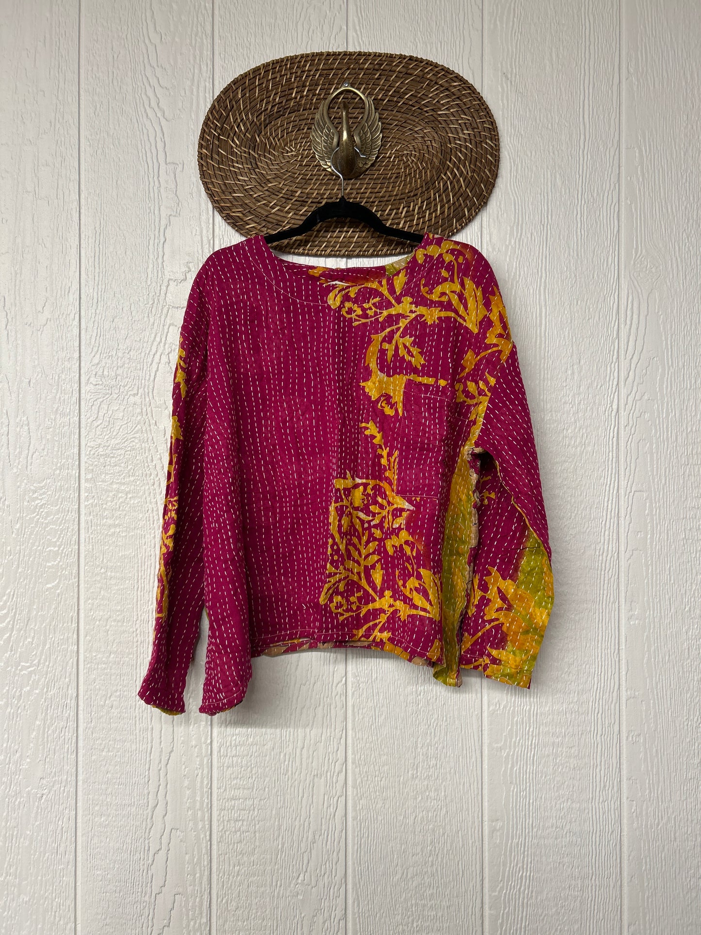 Pareo Kantha Wanderer Pocket Crop Top 0226 229