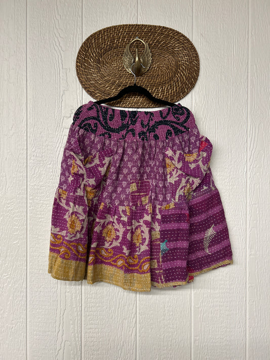 Pareo Kantha Meadow Skirt 0826 146