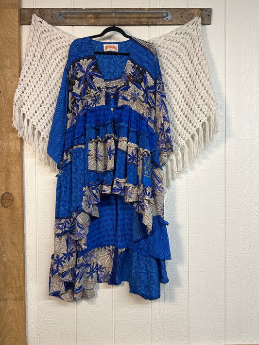 Rasgulla Sari Rhiannon Kimono 0826 041