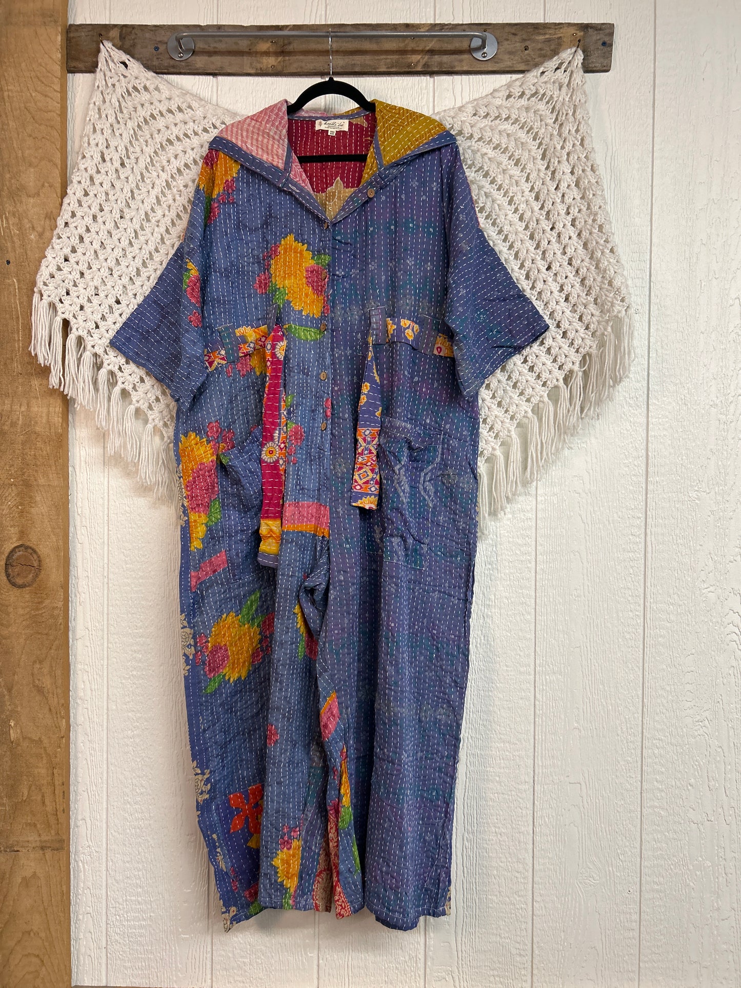 Kantha Zen Hoodie Jumpsuit 0925 213