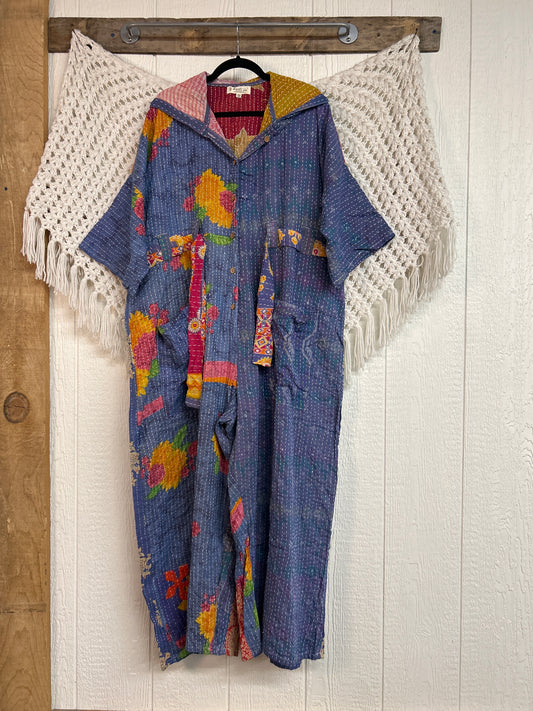 Kantha Zen Hoodie Jumpsuit 0925 213