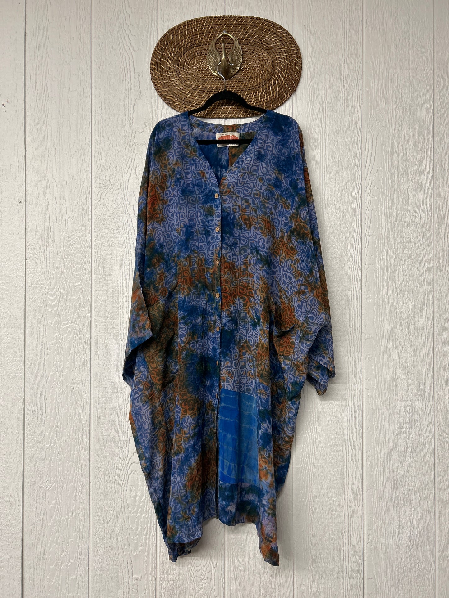 Crepe Sari Gaia Duster Dress 0426 253