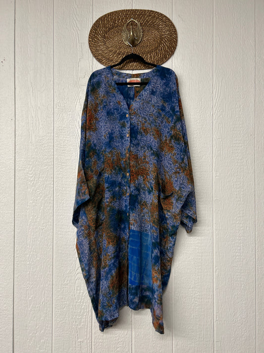 Crepe Sari Gaia Duster Dress 0426 253