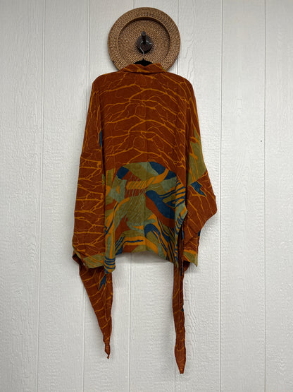 Crepe Sari Nirvana Button Down 1125 188