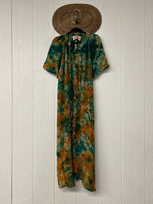 Crepe Sari Summer Woodstock Duster 0626 185
