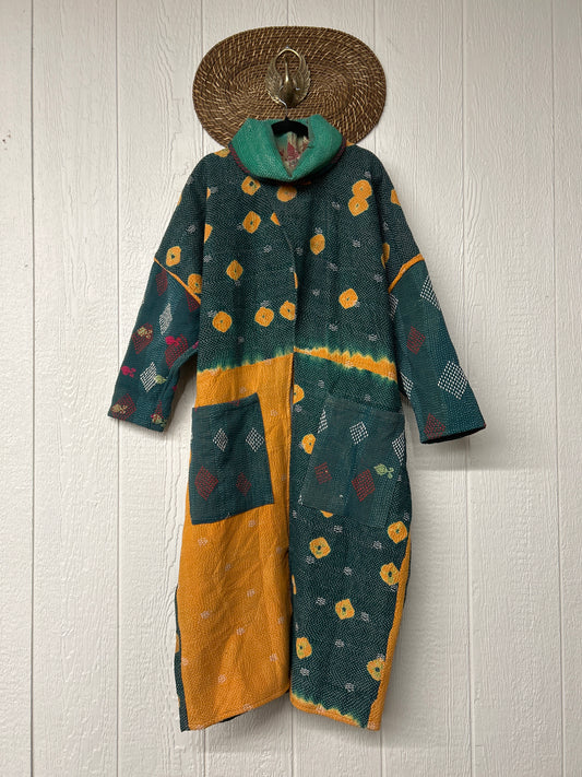 Fine Kantha Cowl Split Pullover 1225 021