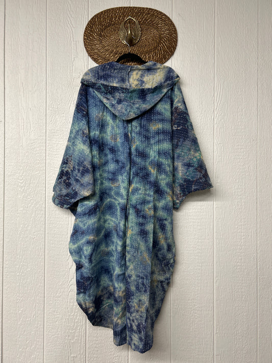 Pareo Kantha Poetic Hoodie Maxi 0526 008
