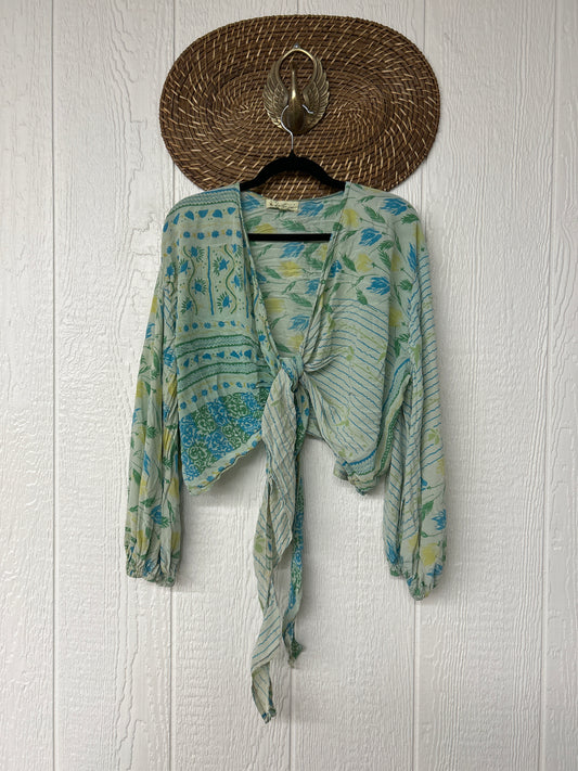 Alchemi Crepe Sari Opal Shrug 1026 003