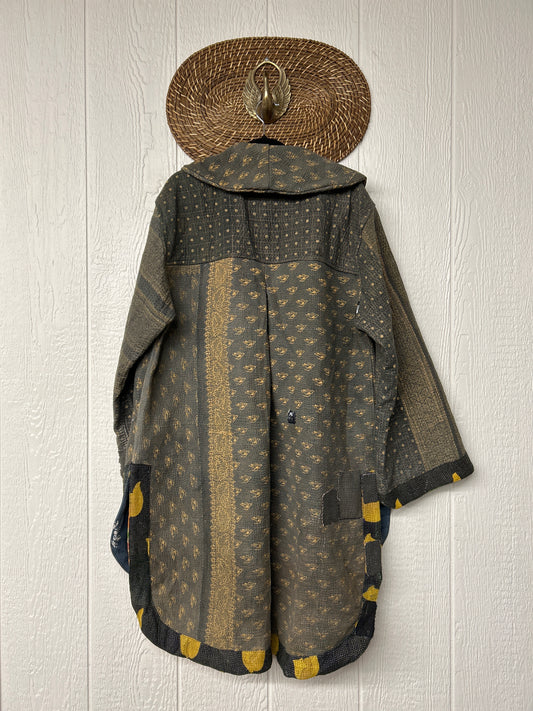 Fine Kantha Drifter Coat 1026 096