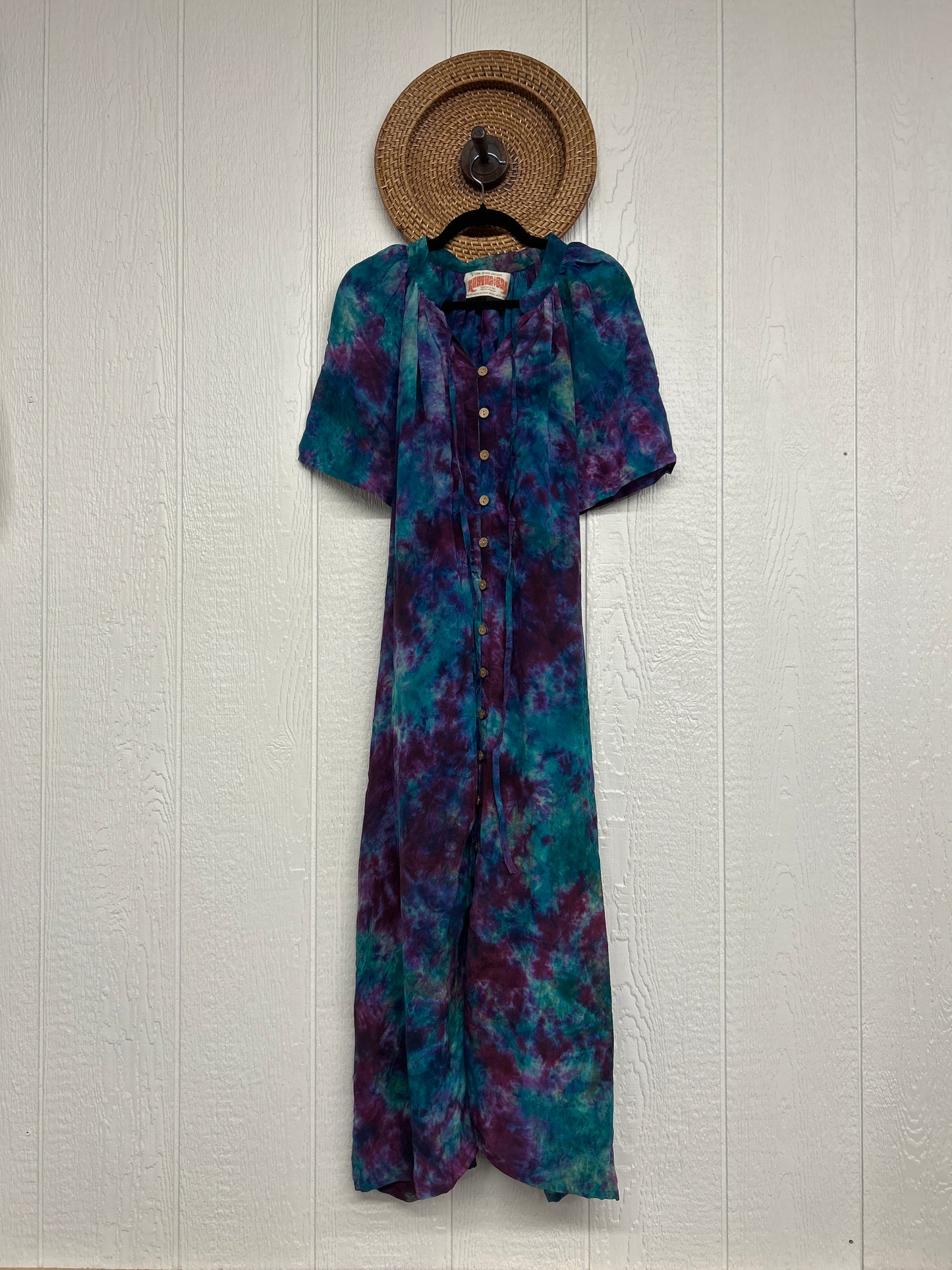 Crepe Sari Summer Woodstock Duster 0626 138