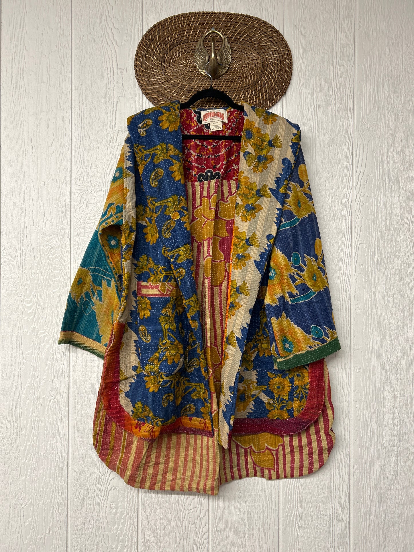 Fine Kantha Drifter Coat 1125 168