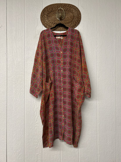 Crepe Sari Gaia Duster Dress 0826 056
