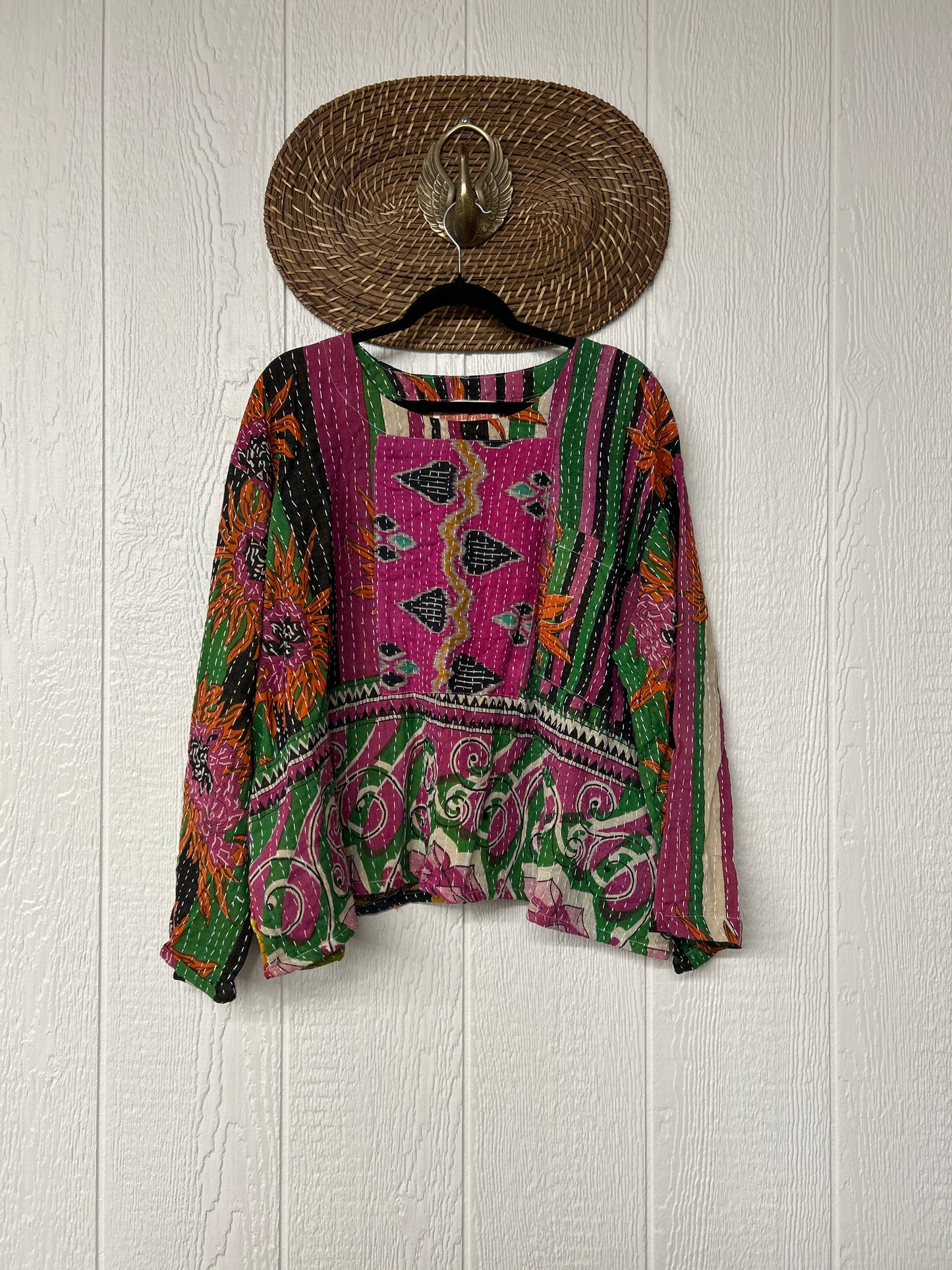Pareo Kantha Wanderer Pocket Crop Top 0226 170