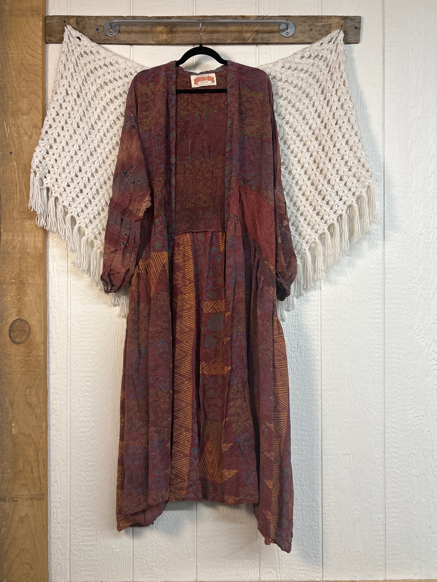Crepe Sari Evermore Kimono 0326 073