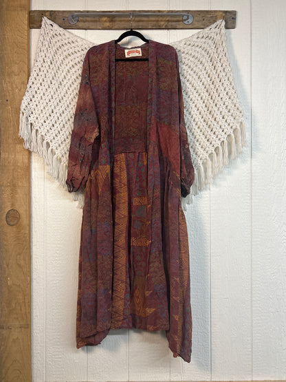 Crepe Sari Evermore Kimono 0326 073