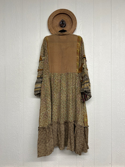 Crepe Sari Rhiannon Duster Dress 0226 273