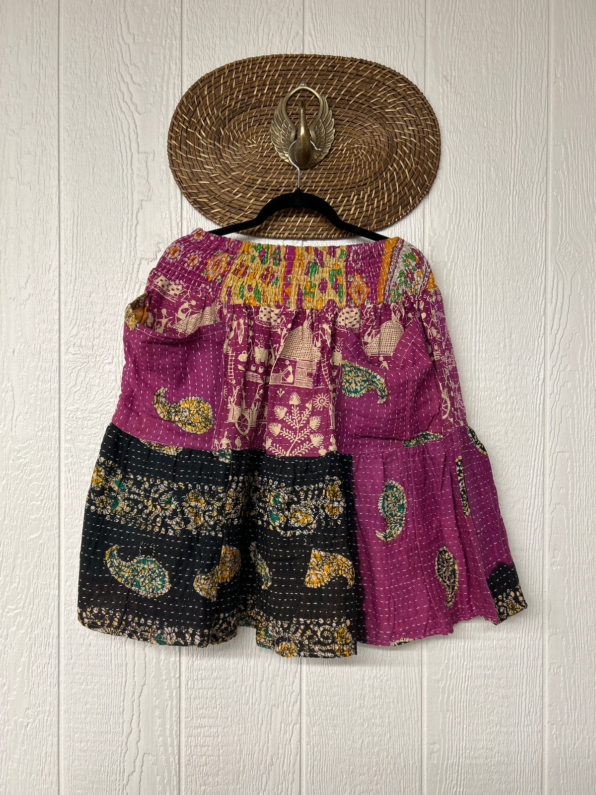 Pareo Kantha Meadow Skirt 0826 203