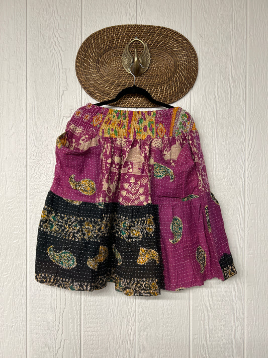 Pareo Kantha Meadow Skirt 0826 203