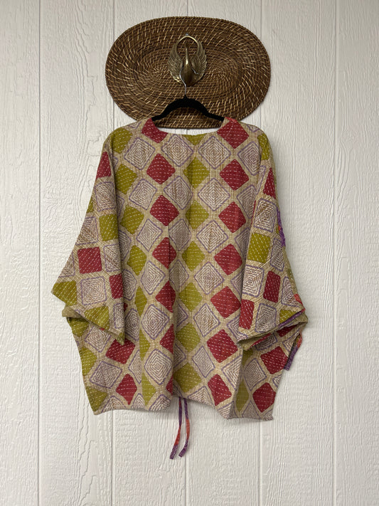 Pareo Kantha Hi-Lo Butterfly Top 0626 039