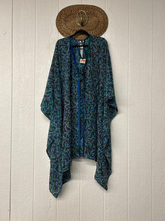Crepe Sari Orchid Kimono 0626 056