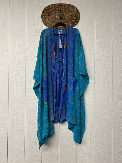 Crepe Sari Orchid Kimono 0626 086