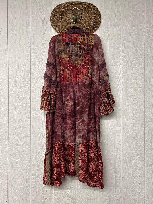 Crepe Sari Rhiannon Duster Dress 0226 118