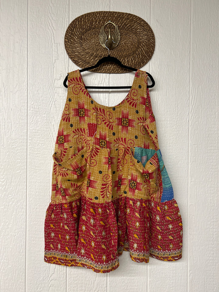 Kantha Meadow Mini Dress 0625 073