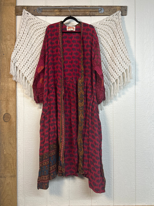 Crepe Sari Evermore Kimono 0326 104