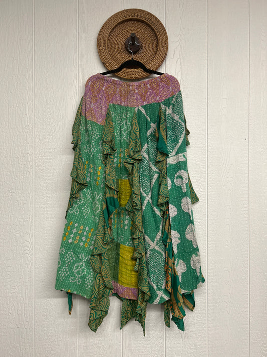 Pareo Kantha Willow Maxi Skirt 0826 240