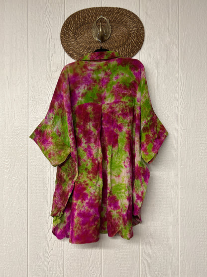 Crepe Sari Free To Be Button Down 0626 082