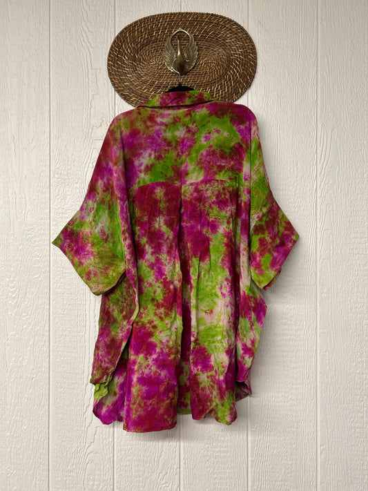 Crepe Sari Free To Be Button Down 0626 082