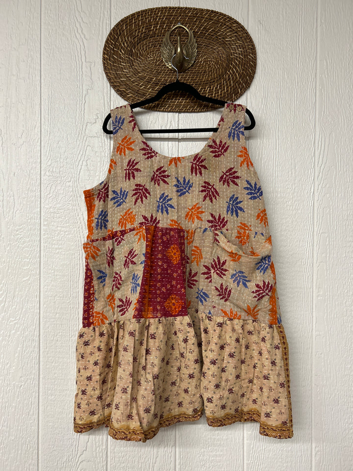 Kantha Meadow Mini Dress 0625 063