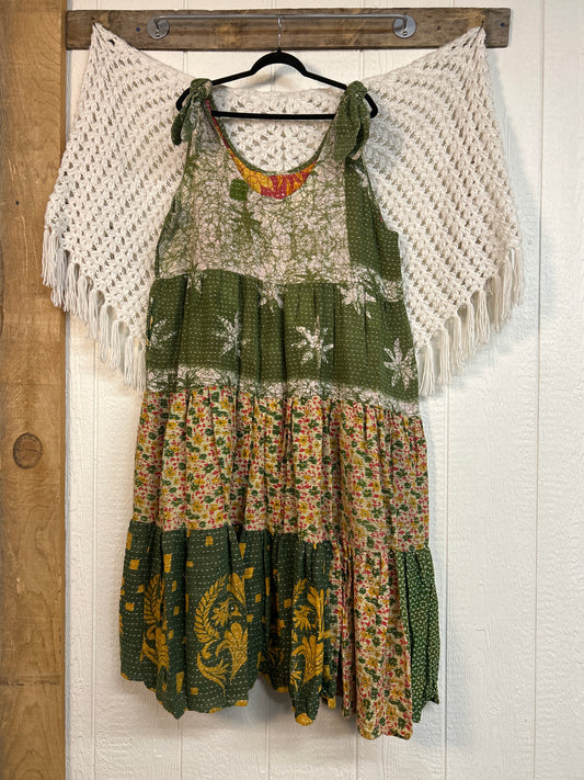 Pareo Kantha Celeste Maxi 0326 121