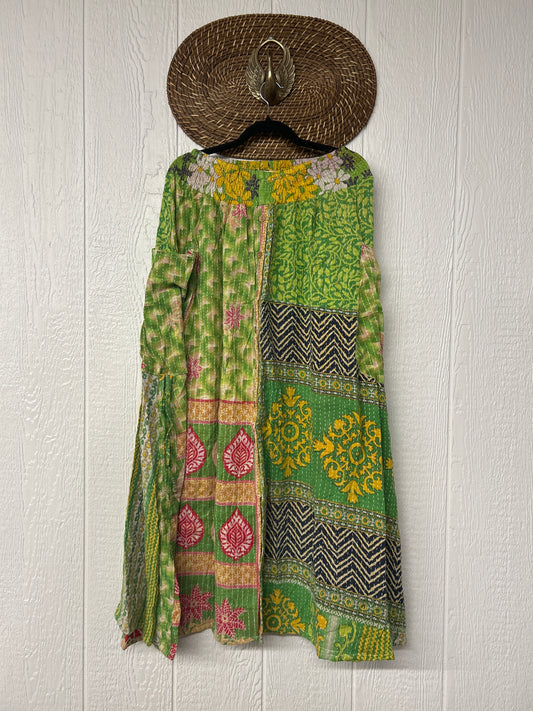 Pareo Kantha Butterfly Cargo Skirt 0426 023