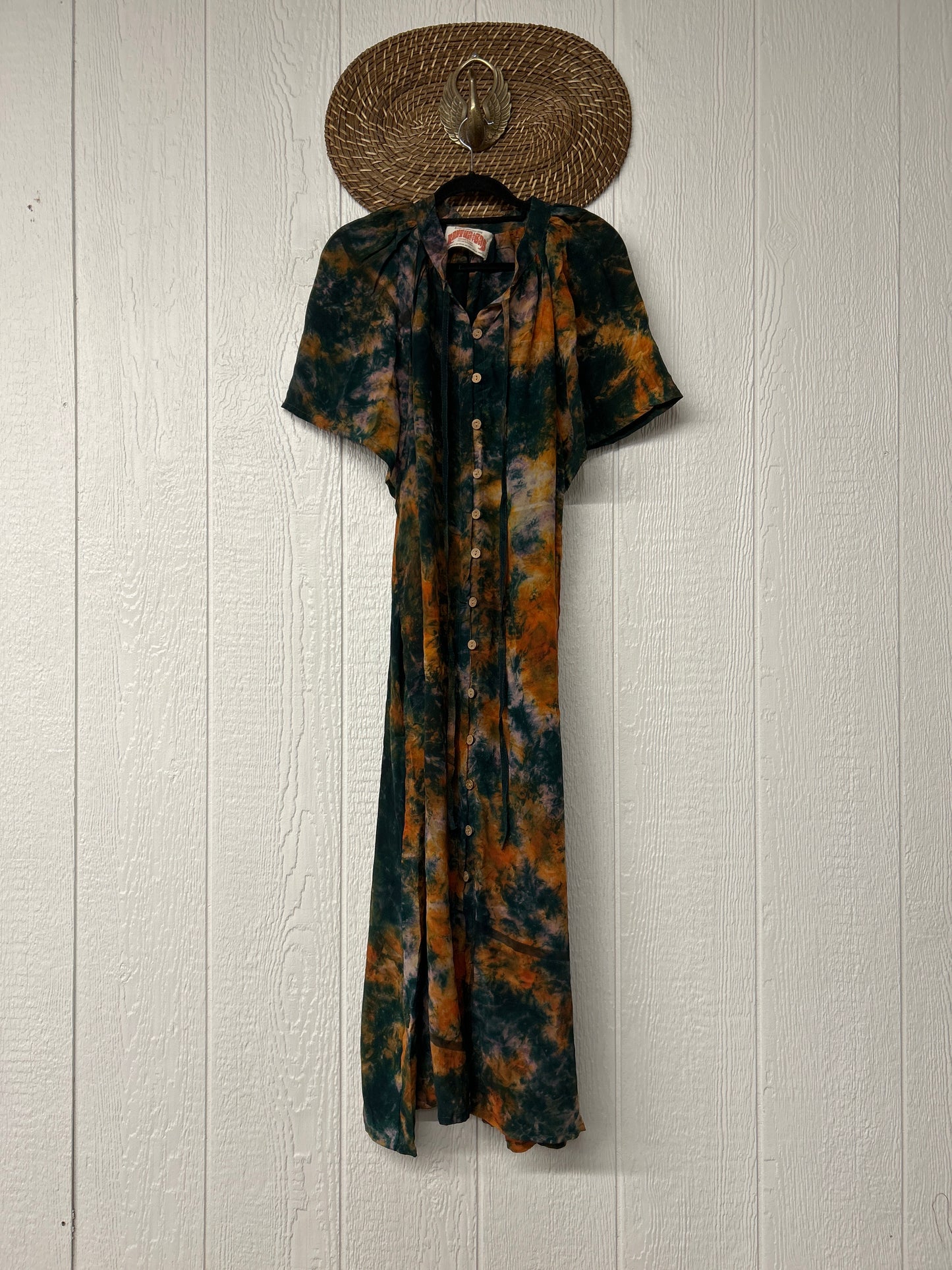 Crepe Sari Summer Woodstock Duster 0626 266