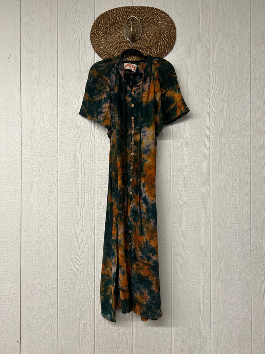 Crepe Sari Summer Woodstock Duster 0626 266