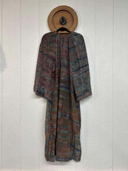 Crepe Sari Woodstock Duster Dress 0226 221