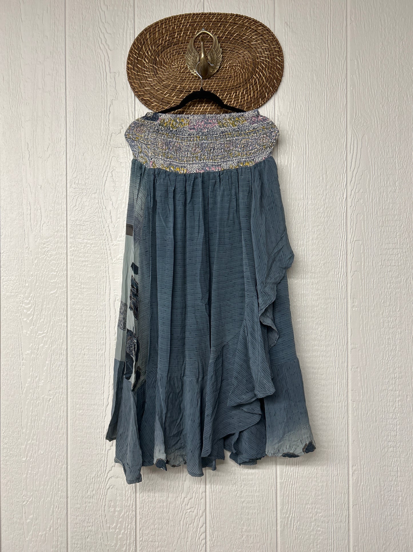Crepe Sari Inner Peace Wrap Skirt 0626 167