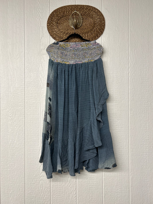 Crepe Sari Inner Peace Wrap Skirt 0626 167