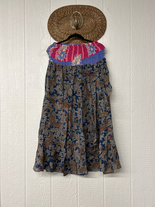 Crepe Sari Inner Peace Wrap Skirt 0626 265