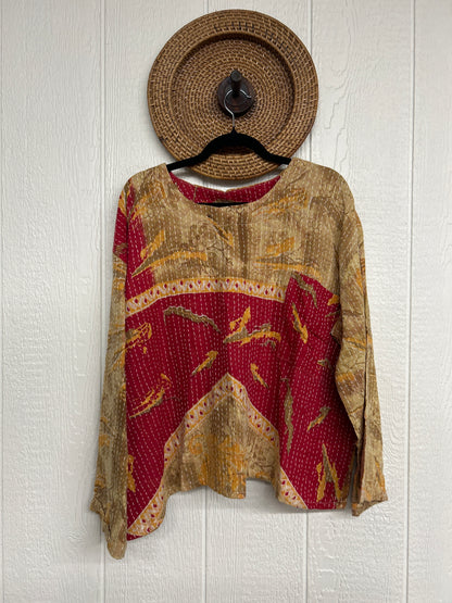 Pareo Kantha Wanderer Pocket Crop Top 0226 080