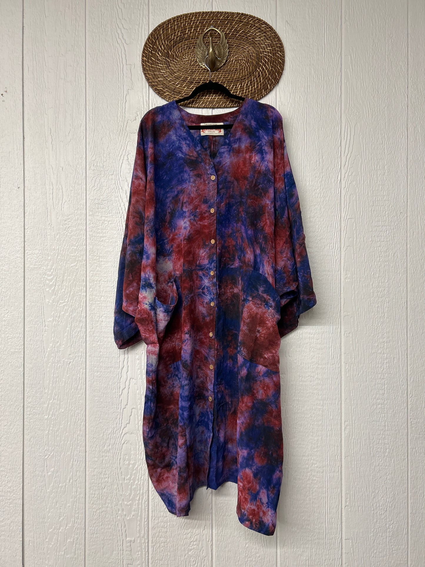 Crepe Sari Gaia Duster Dress 0826 008